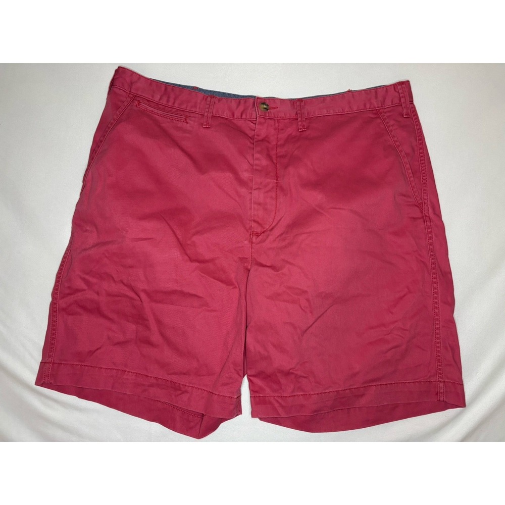 Polo Ralph Lauren Men's Relaxed Fit Chino Shorts Pink Salmon Cotton Size 40